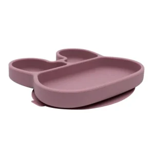 We Might Be Tiny Assiette En Silicone Lapin Vieux Rose 12