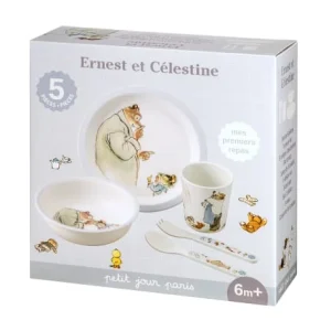 Petit Jour Paris Coffret Cadeau 5 Pièces Gris Bébé 10