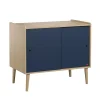 VOX Commode 2 Portes Coulissantes Naturel 19